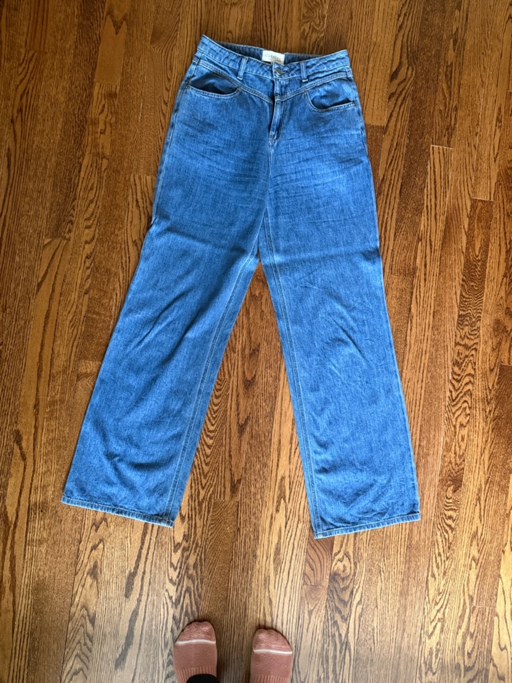 Cotelac High rise straight leg jeans